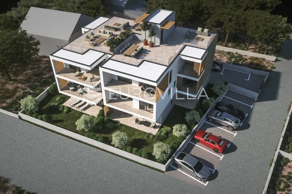 vodice, jednosoban stan s terasom i vrtom u prizemlju - slika 11