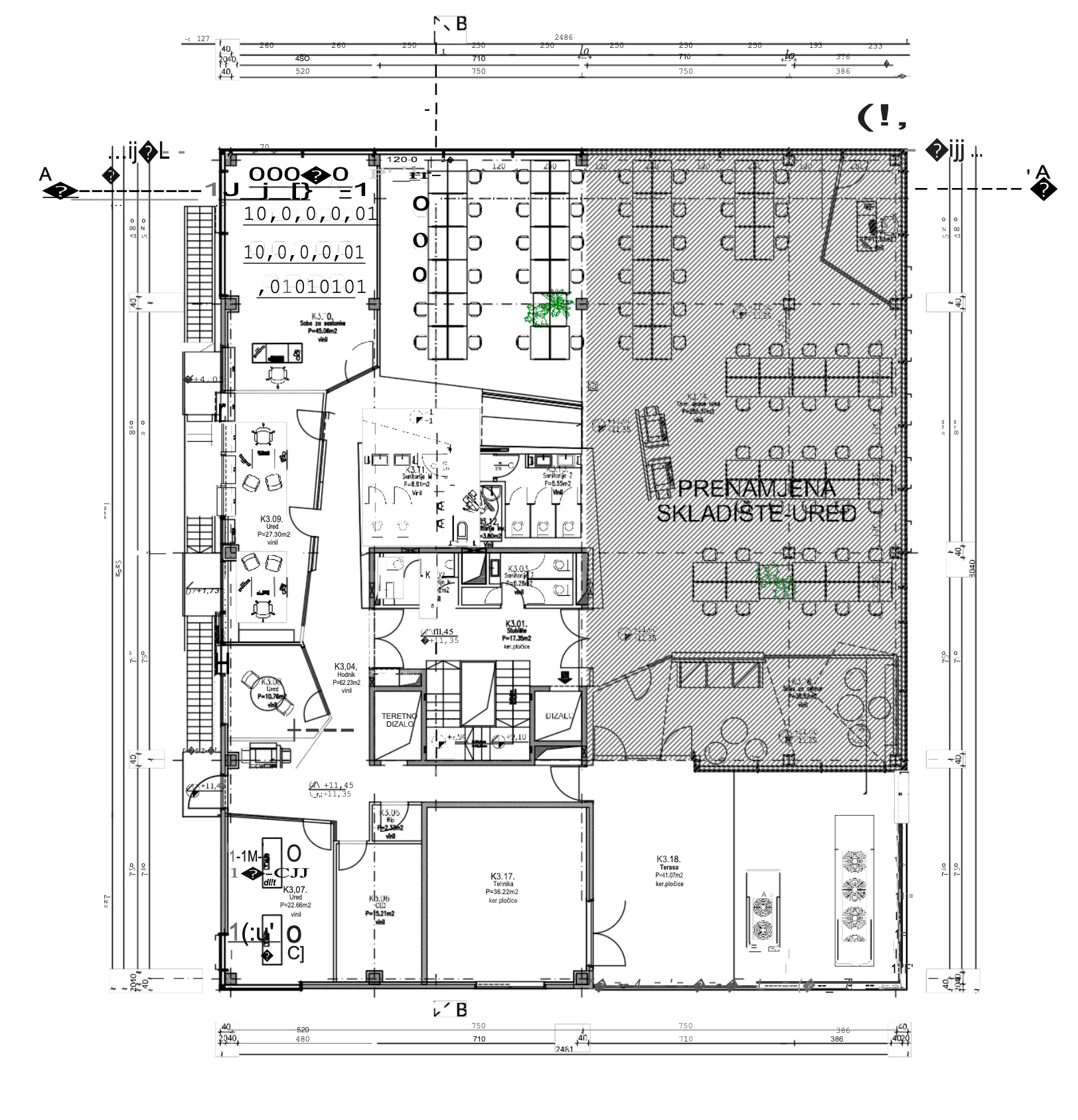 zagreb, avenija dubrovnik, novouređen poslovni prostor 565,58 m² - slika 7