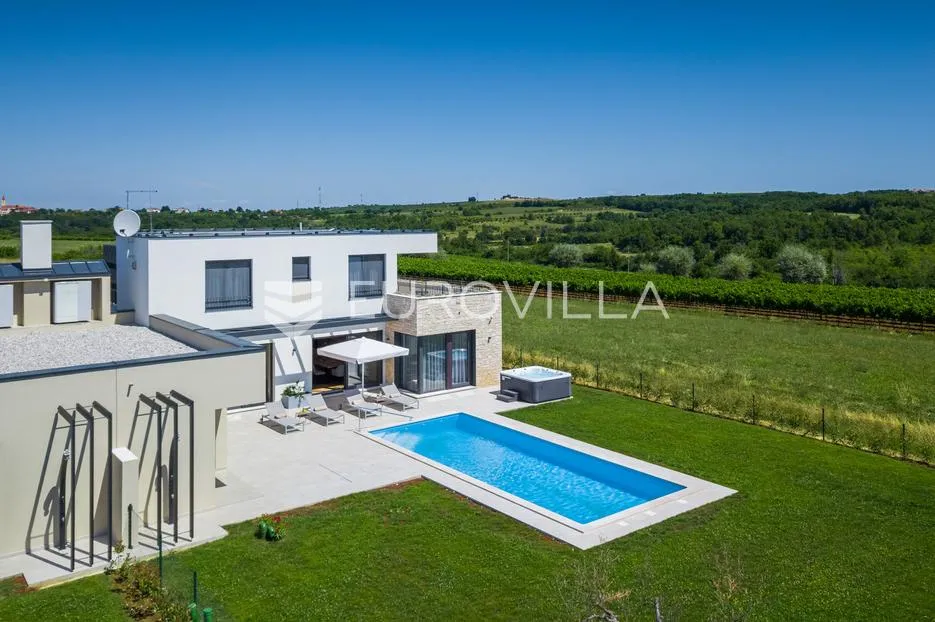 istra, brtonigla, moderna vila s bazenom i jacuzzijem - slika 46