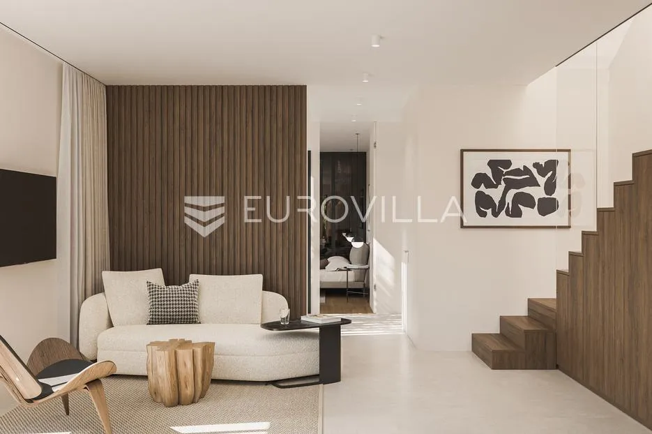murter, luksuzni apartman s bazenom i pogledom na more, 100,97 m² - slika 13