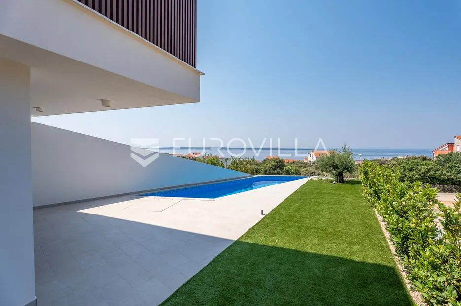 pag, mandre, trosoban stan u luksuznoj vili s privatnim bazenom i pogledom na more 130 m² - slika 31