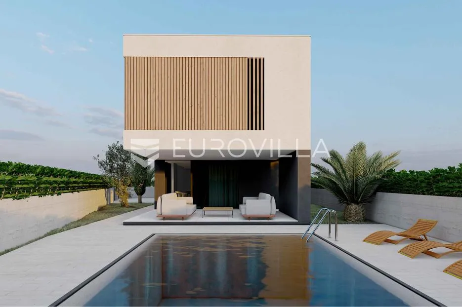 vodice, građevinsko zemljište 468 m², s projektom i dozvolm za vilu - slika 27