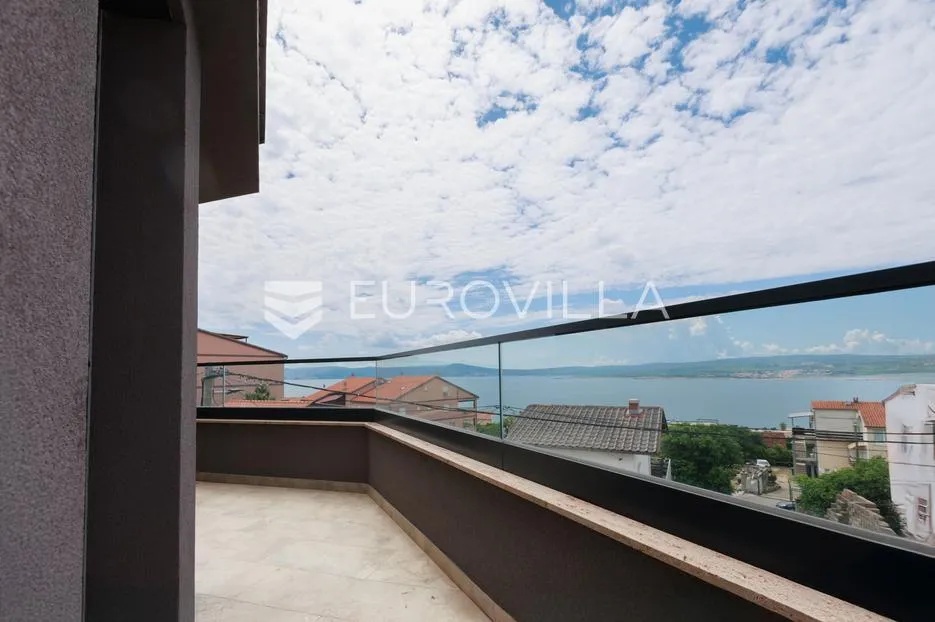 crikvenica, trosoban stan nkp 68 m² s panormaskim pogledom na more - slika 8