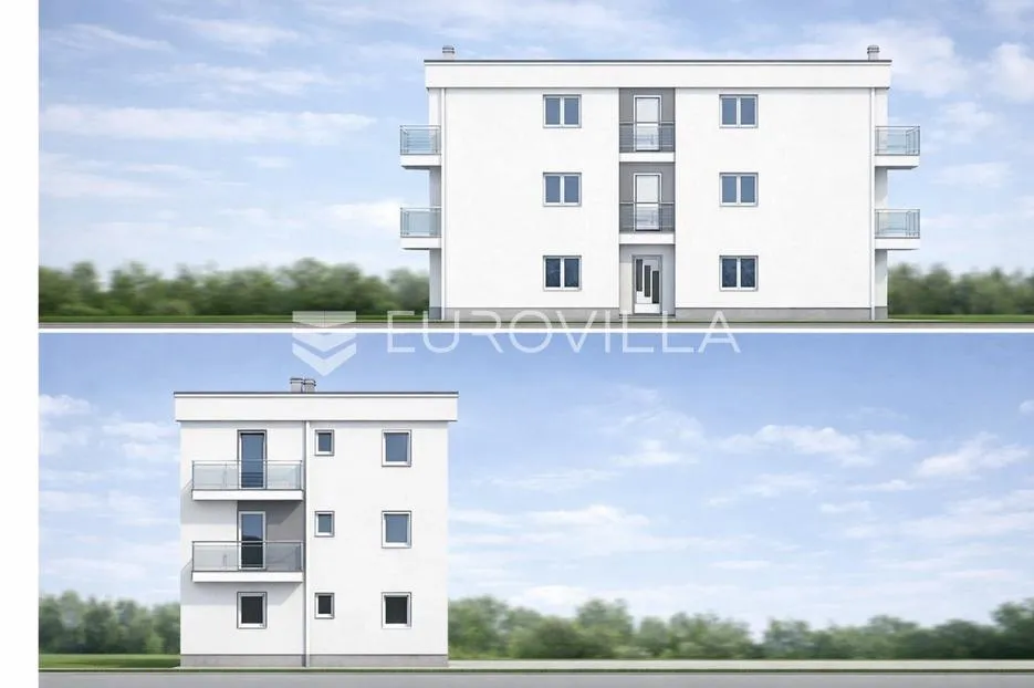 sračinec, zemljište 1156 m² s dozvolom za gradnju 6 stambenih jedinica, investicijska prilika - slika 2