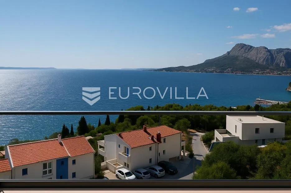 omiška rivijera, dvosoban stan s pogledom na more, 2. kat moderne novogradnje, 63.15 m² - slika 7