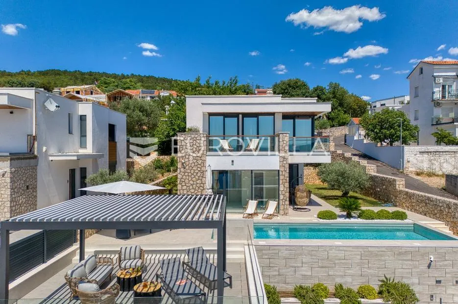 crikvenica, luksuzna vila, kuća, 280 m², okućnica 526 m², pogled na more - slika 2