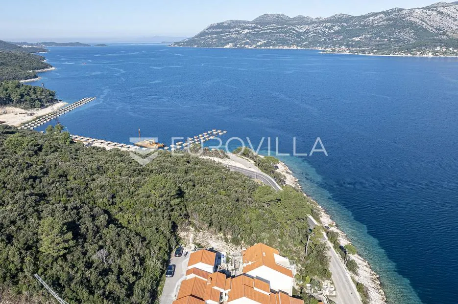 korčula, žrnovska banja, građevinsko zemljište, prvi red do mora - slika 10