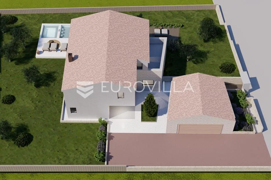 istra, tinjan, građevinsko zemljište s građevinskom dozvolom - slika 13