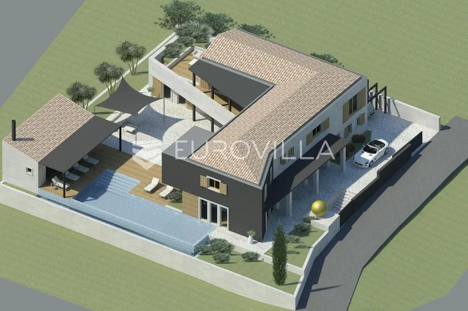 istra, buje, atraktivno zemljište 3906m2 od čega 1045m2 građevinsko - otvoreni pogled na more - slika 3