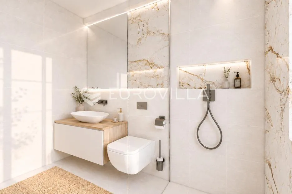 grad cres, centar, luksuzan trosoban stan u prizemlju 126 m², odlična lokacija - slika 14