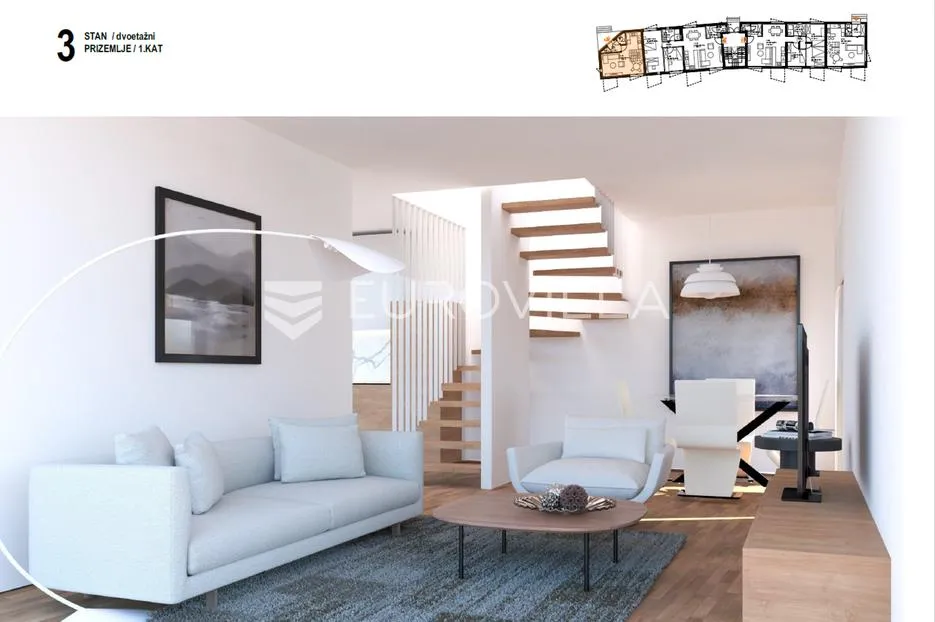ludbreg, atraktivan trosoban stan površine 72,96 m², novogradnja - slika 4
