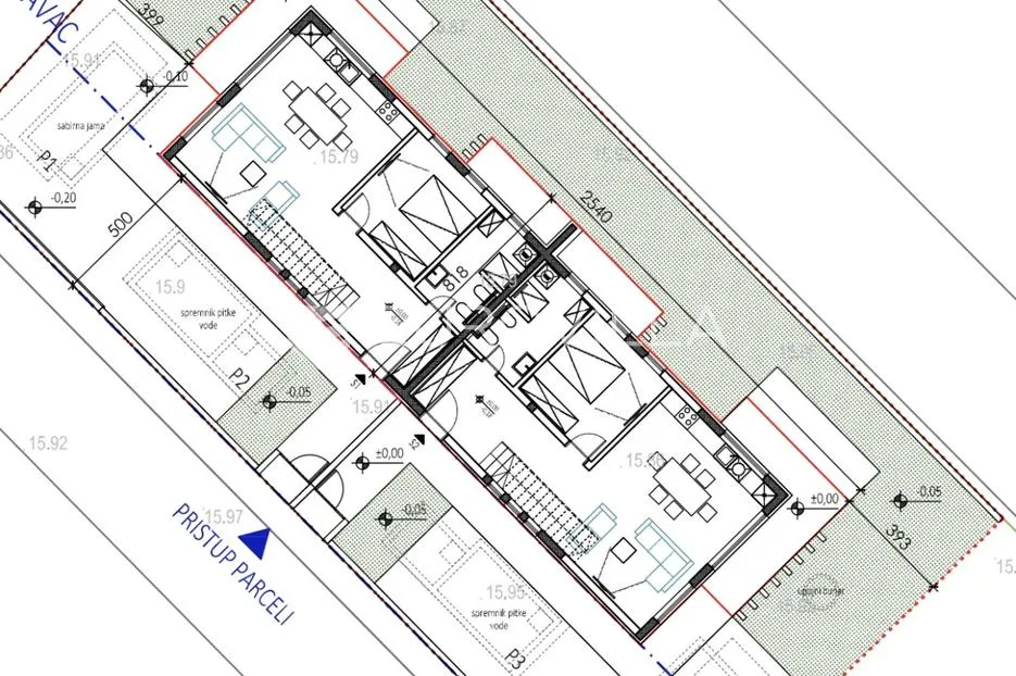 privlaka, sabunike, luksuzna vila s krovnim bazenom 450 m od mora - slika 9