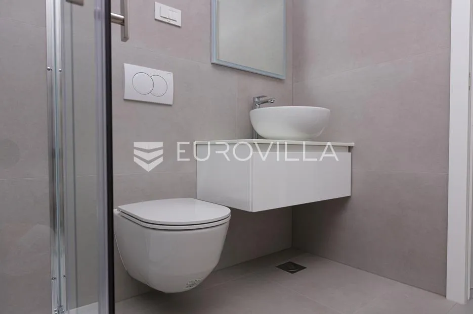 malinska, novogradnja, trosoban stan sa jednosobnim stanom od 115,40 m², pogled na more - slika 30