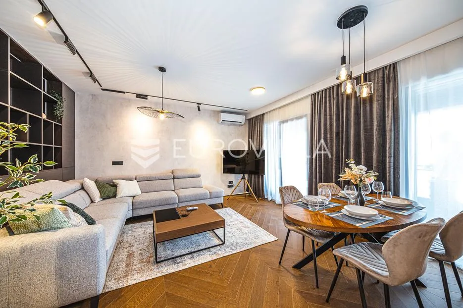 Zagreb, Črnomerec dizajnerski trosoban stan s 83 m² s garažnim parkirnim mjestom NOVOGRADNJA