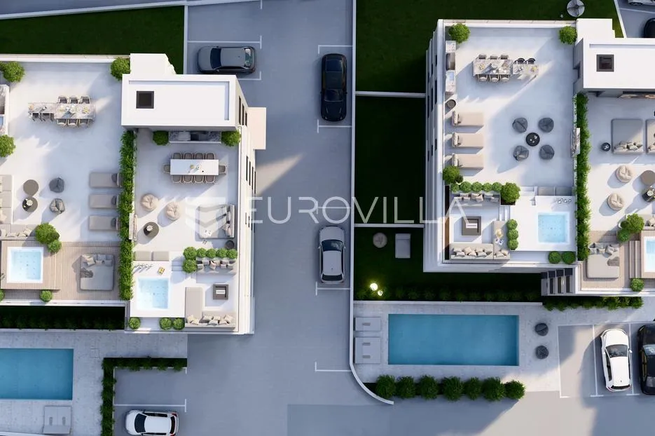 čiovo, okrug gornji, dvosoban penthouse s krovnom terasom i dva parkirna mjesta - slika 7