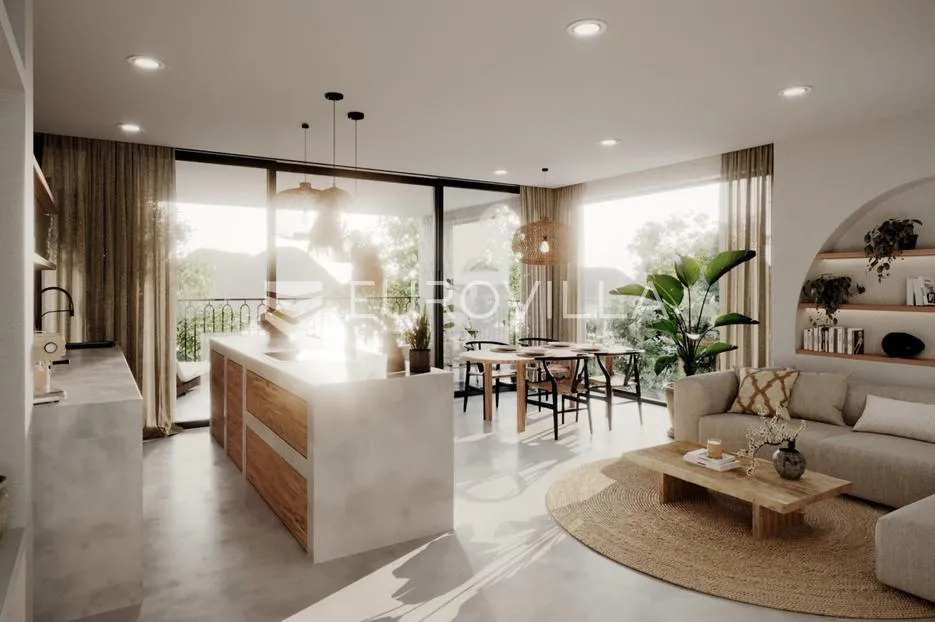 Okolica Trogira, novogradnja, 1. kat, 89,26 m², s pogledom na more - Seget Vranjica