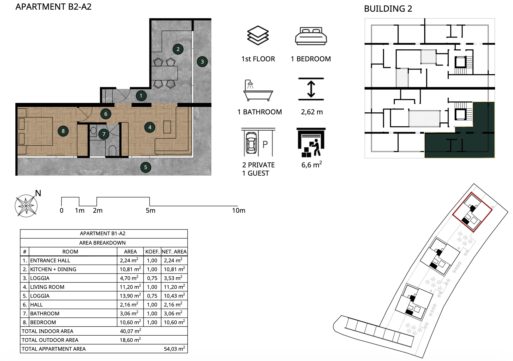 sveta nedelja meridian one, dvosoban stan 54 m² - slika 28