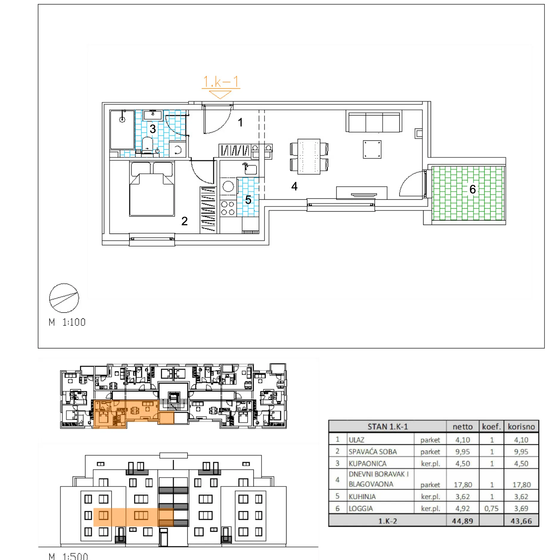 velika gorica, moderan dvosoban stan u novogradnji, 44 m² - slika 4