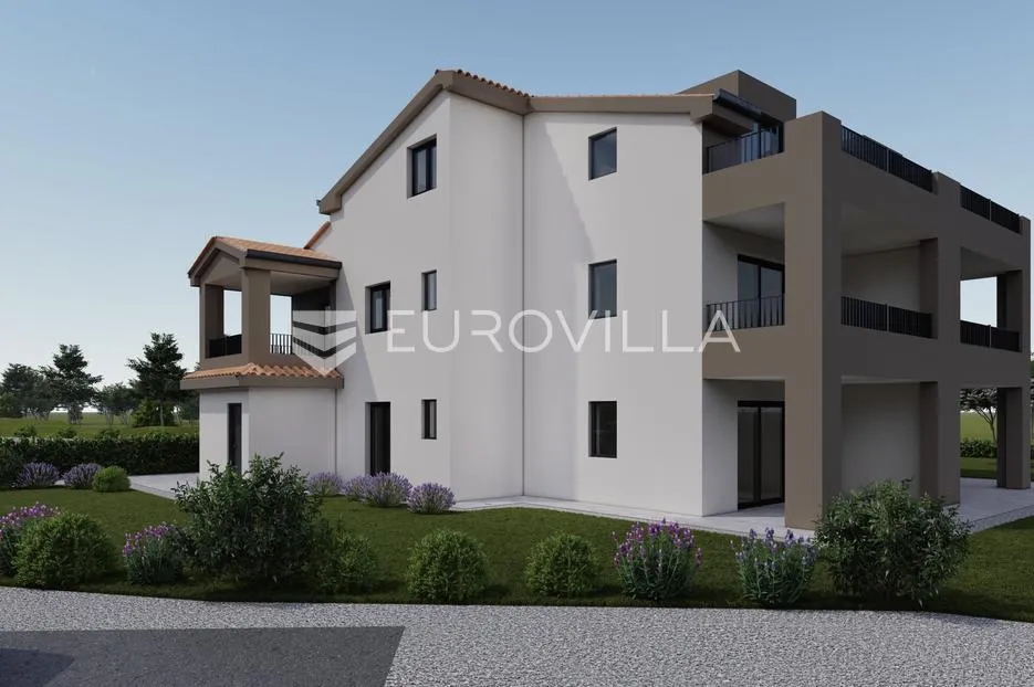 istra, žbandaj, novogradnja, jednosoban stan s vrtom - slika 1