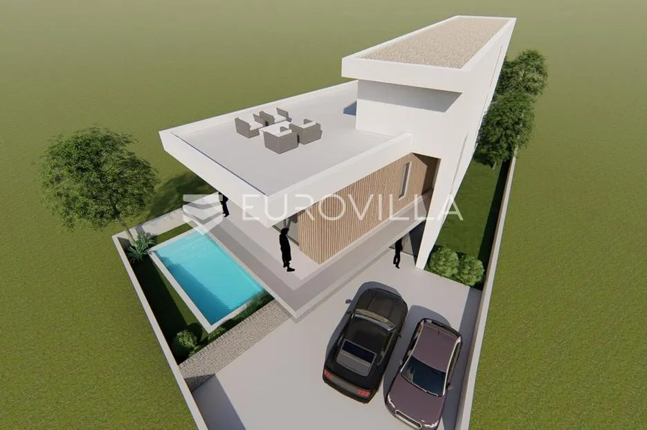 zadar, belafuža, građevinsko zemljište s projektom na izvrsnoj lokaciji - slika 4