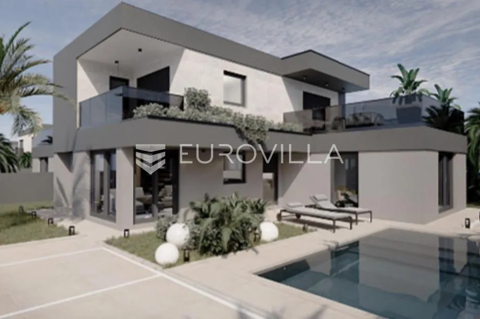 istra, medulin. luxury resort samostojeća kuća s bazenom 159 m2 - slika 3