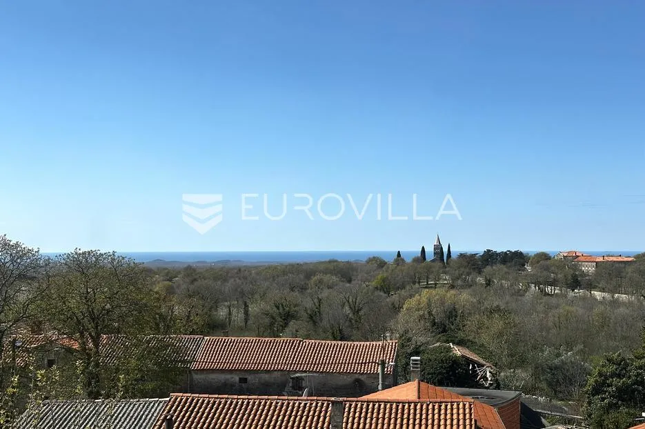 istra, višnjan, kamena vila s bazenom i očaravajućim pogledom na more - slika 14