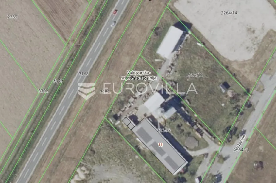 gradište, građevinsko zemljište 4300 m² industrijska zona ambarine - slika 2