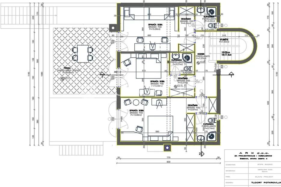 šibenik, žaborić, prekrasna kuća s bazenom i pogledom na more, 438 m² - slika 57