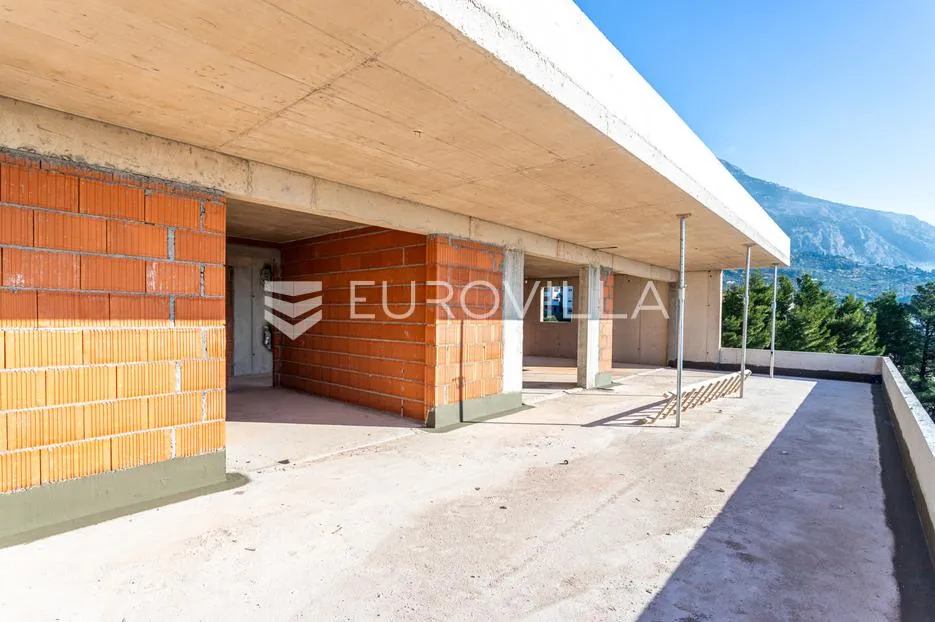 makarska, trosoban stan s panoramskim pogledom na more i prostranom terasom - slika 7