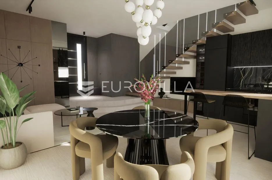 vodice, novogradnja, luksuzna kuća 103,76 m² u nizu s bazenom s3 - slika 11