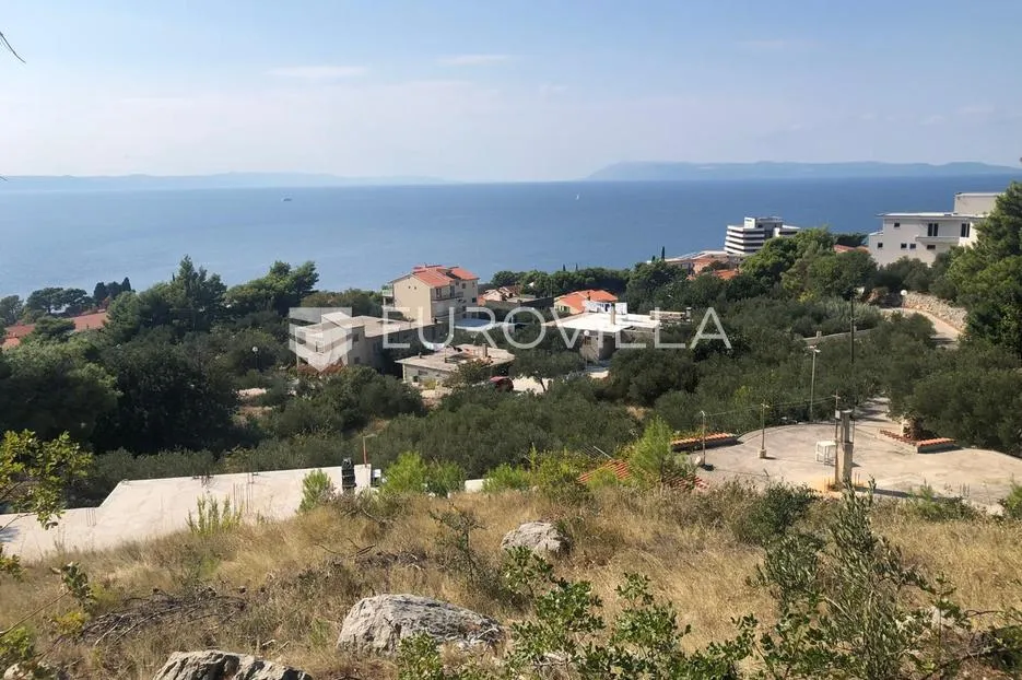 podgora, građevinsko zemljište 800m2, s pogledom, 450 m od mora - slika 2