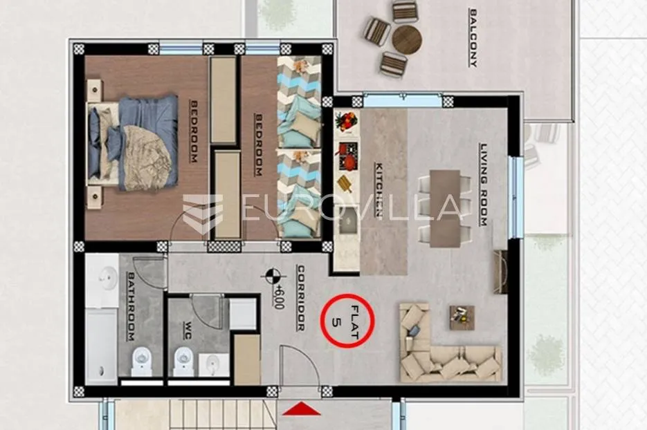 hvar, jelsa, dvosobni apartman na 2. katu s pogledom na more - slika 10