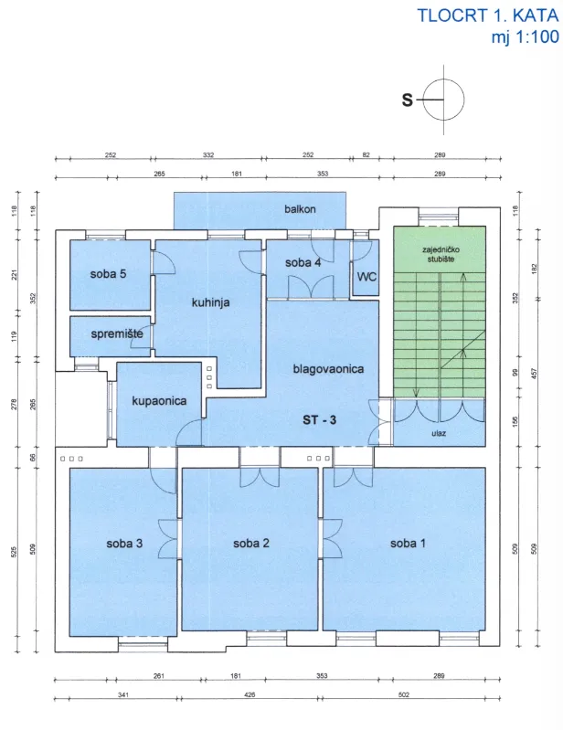 zagreb, kačićeva, odličan peterosoban stan 134,02 m², izvrsna lokacija - slika 19