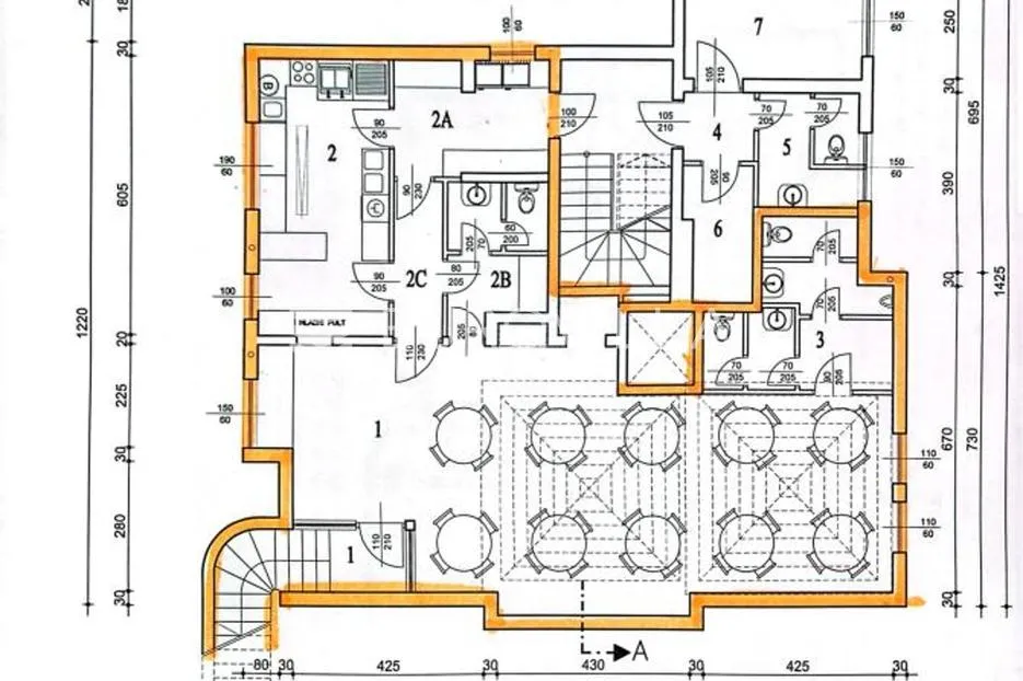 pag, novalja ugostiteljski prostor za restoran, dugoročni najam 300 m² s terasom - slika 13