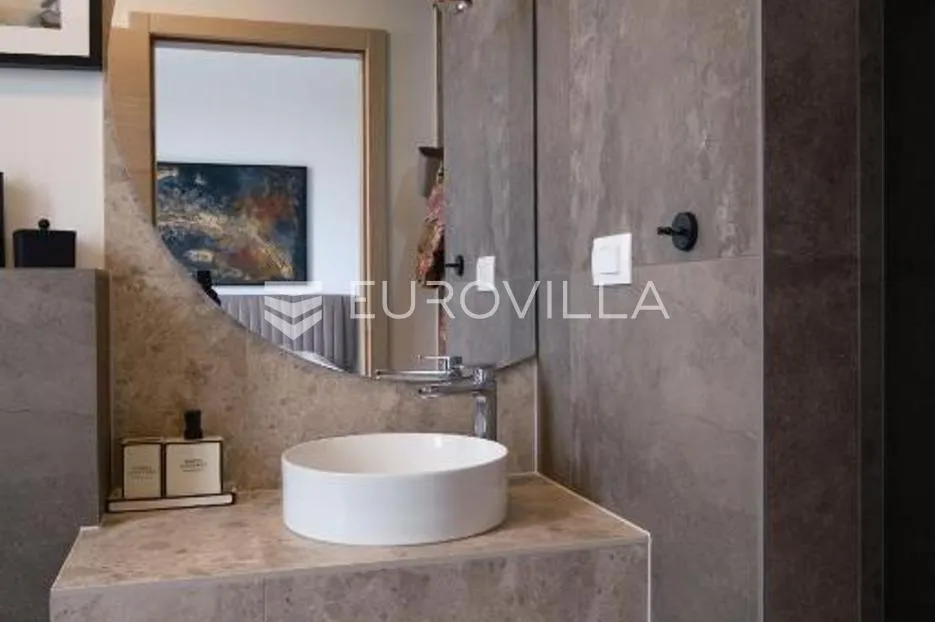 krk, linardići, luksuzna vila s bazenom i saunom, novogradnja, 200 m², okućnica 450 m² - slika 8