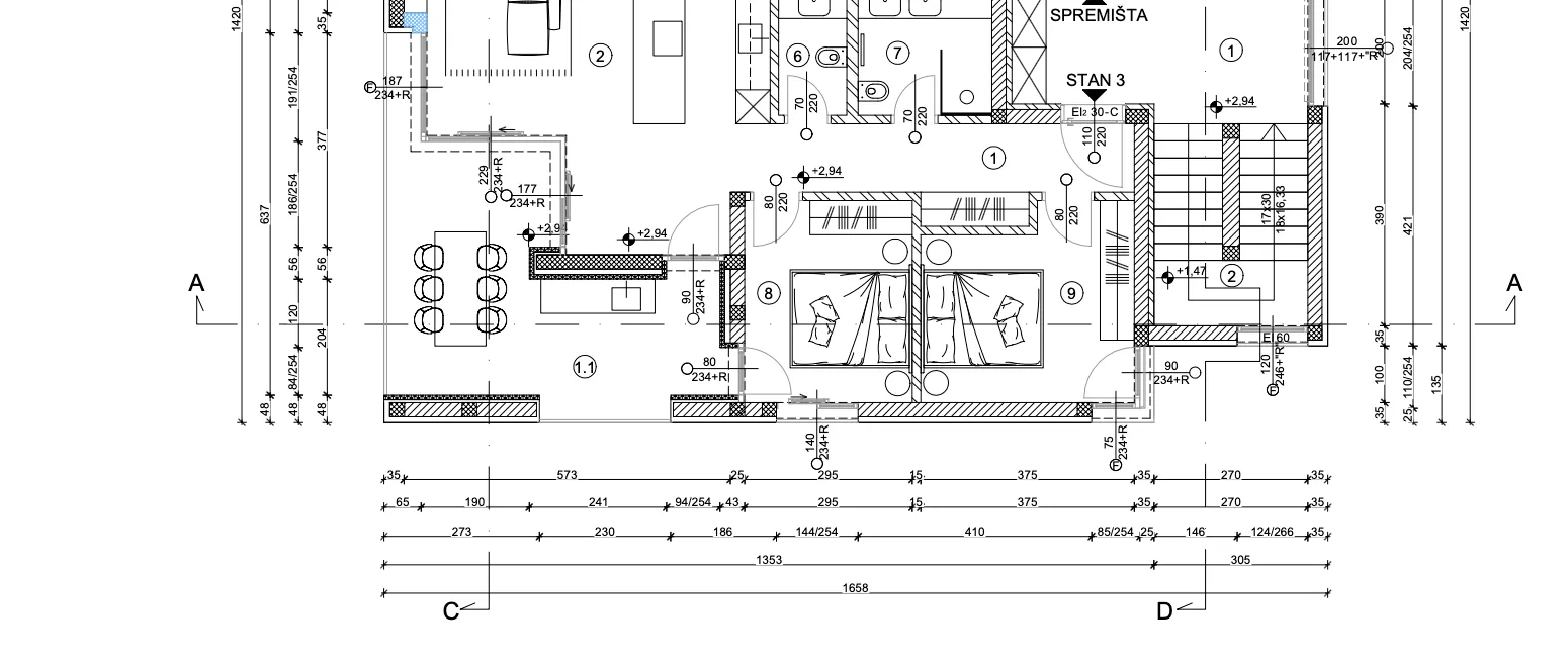 istra, novigrad, predivan četverosoban stan u eksluzivnoj novogradnji netto površine 108 m² - slika 21