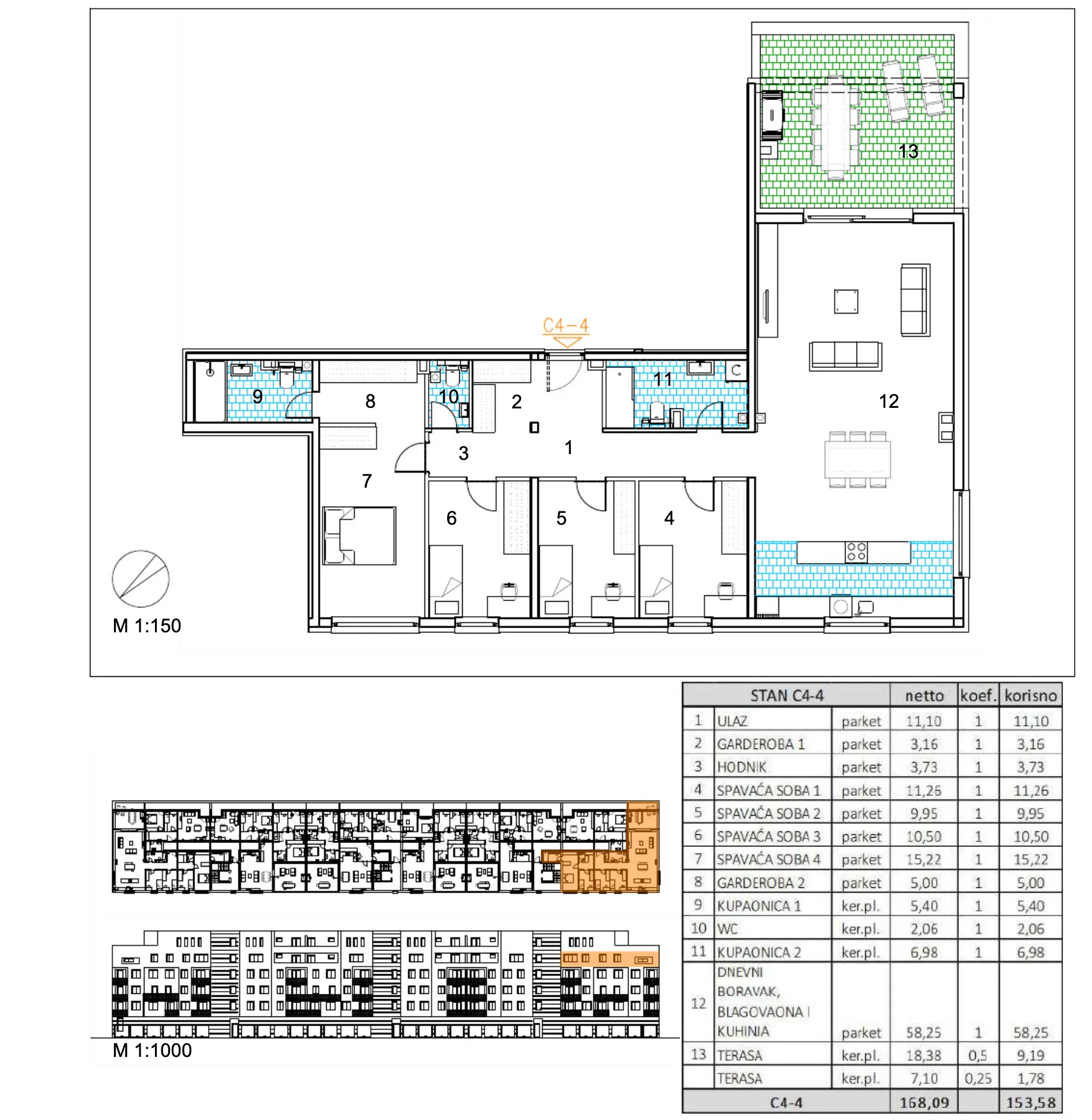 velika gorica, moderan peterosoban stan u novogradnji, 154 m² - slika 6
