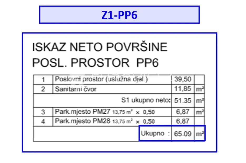 pula, veli vrh - poslovni prostor u novogradnji 65 m2 - slika 11