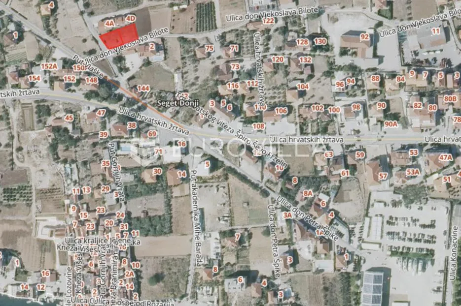 seget donji, zemljište u blizini marine baotić za najam - slika 3