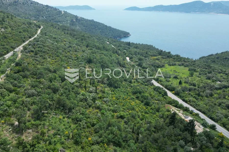Dubrovnik - okolica, građevinsko zemljište 2158 m2 s pogledom na more - Brsečine