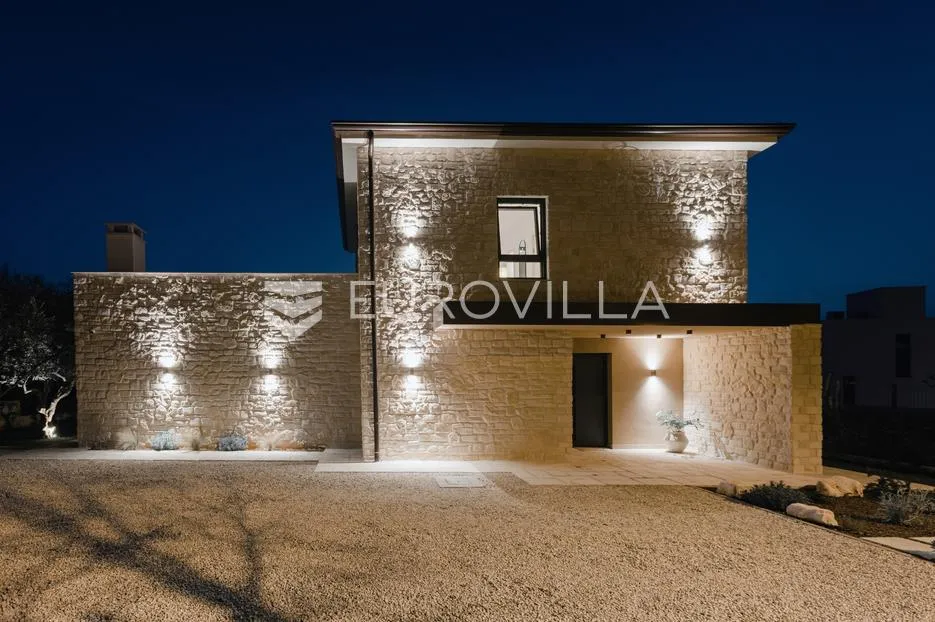 istra, kaštelir, labinci, moderna vila u istarskom stilu s panoramskim pogledom na more - slika 60