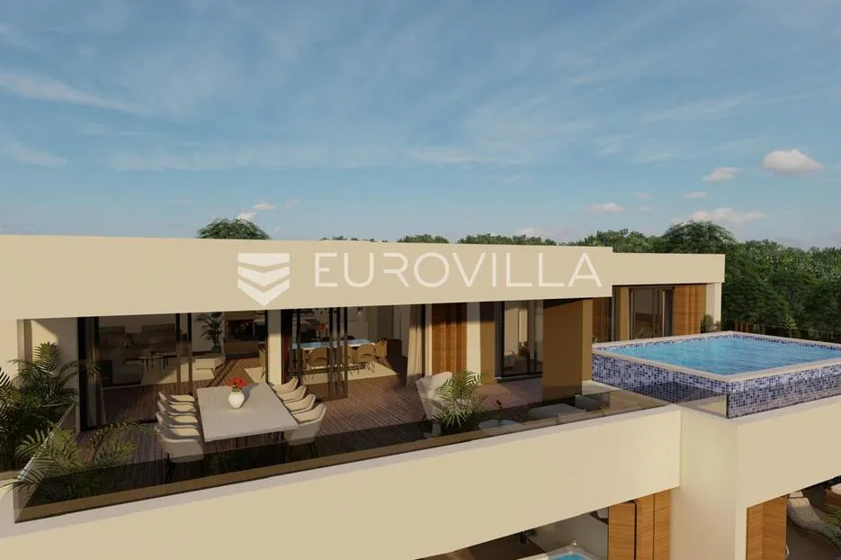 primošten, luksuzan penthouse s bazenom - slika 3