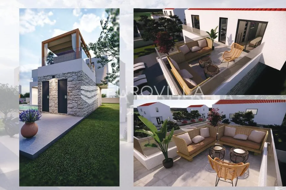 ražanac, rtina sunset, ekskluzivni projekt za izgradnju 6 modernih vila s bazenom - slika 3