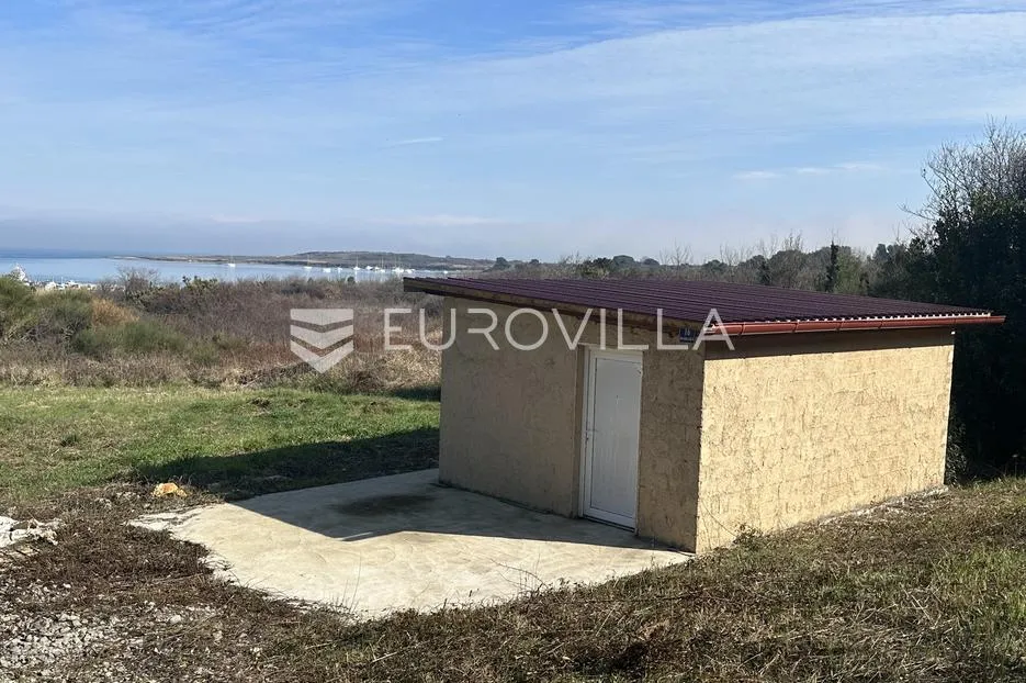 ližnjan, poljoprivredna parcela nkp 1100 m2 s objektom i prekrasnim pogledom more - slika 3