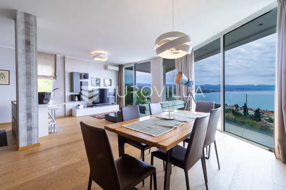 opatija, volosko, luksuzan penthaus 267 m², krovna terasa s jacuzzijem - slika 19