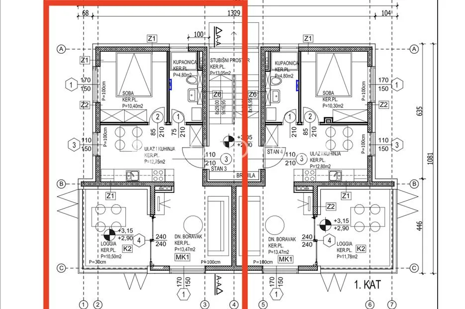 primošten, apartman s pogledom na more, 52,3 m² - slika 6