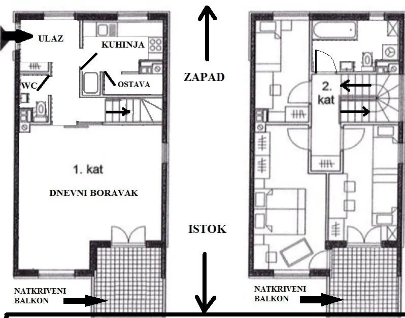 zagreb, špansko, moderan dvoetažni četverosobni stan nkp 109 m² - slika 11