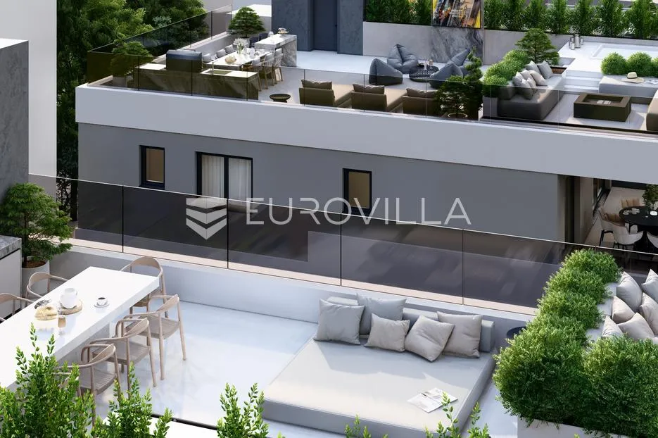 čiovo, okrug gornji, trosoban penthouse s krovnom terasom i pogledom na more - slika 18