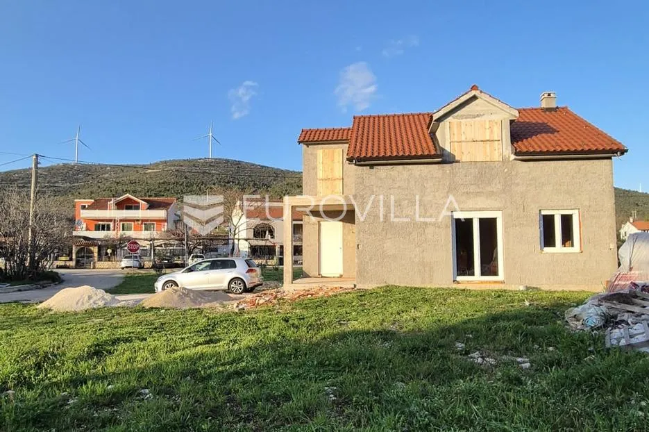 šibenik, boraja, kuća u izgradnji na velikoj parceli - slika 4