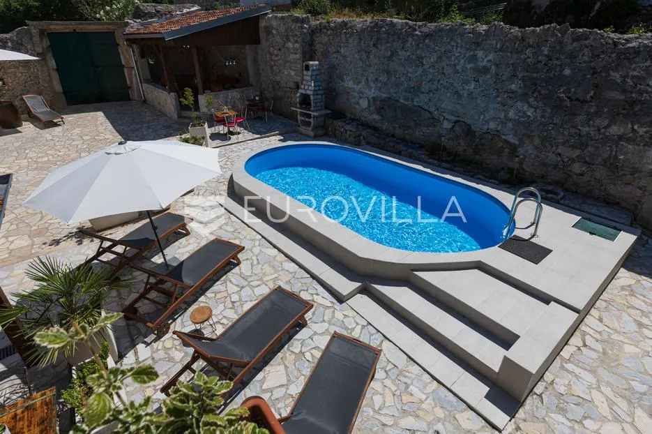 vinodolska općina, tribalj, autentična kamena vila s bazenom - slika 39